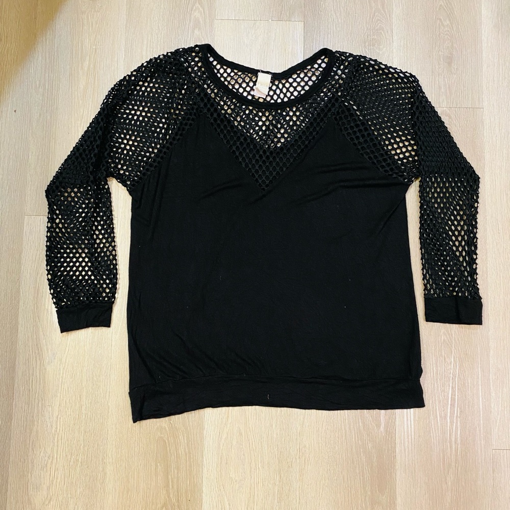 LongSleeve Fishnet Top